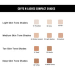 Thumbnail for CUFFS N LASHES Perfect Finish Pressed Powder Compact With SPF 15 - 05 Light Medium - Distacart