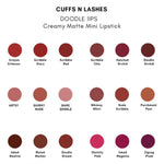 Thumbnail for CUFFS N LASHES Doodle Lipstick Set - Set 01 - Distacart