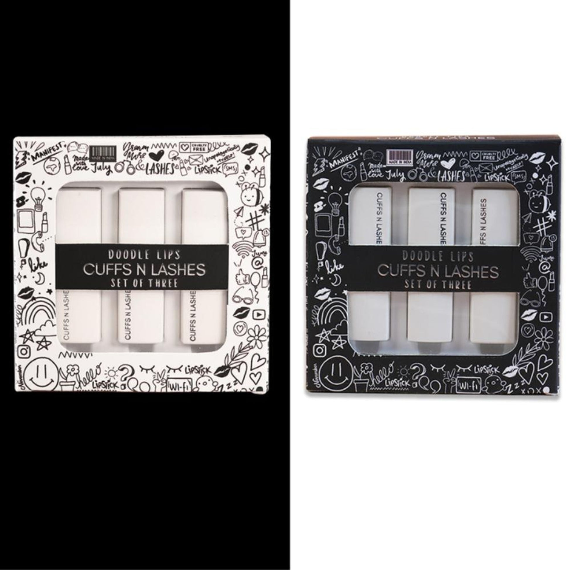 CUFFS N LASHES Doodle Lipstick Set - Set 04 - Distacart