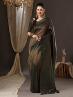 Thumbnail for Anouk Ethnic Motifs Zari Pure Georgette Kanjeevaram Saree - Distacart