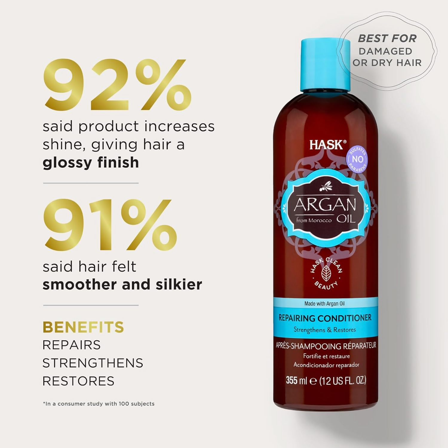 HASK Argan Oil Repairing Conditioner - Distacart