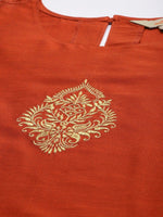 Thumbnail for Anouk Women Ethnic Motifs Embroidered Regular Kurta with Trousers & With Dupatta