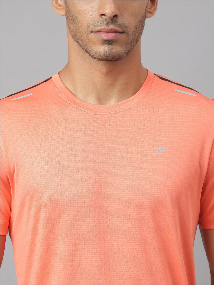 Alcis Round Neck Slim Fit Anti-Static T-Shirt - Distacart