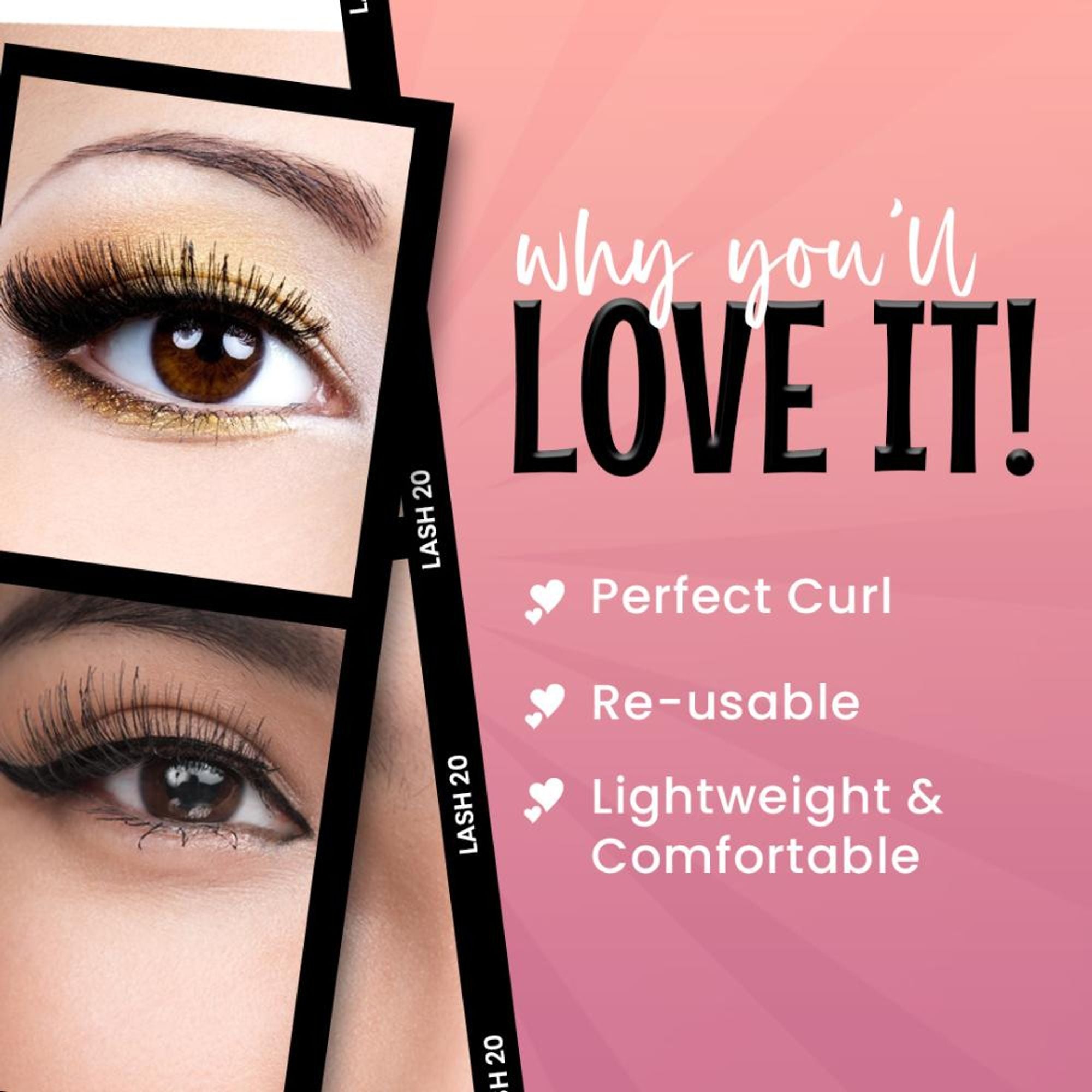 MARS Cosmetics Highlash False Eyelashes Set - 01 Natural - Distacart