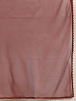 Thumbnail for Anouk Women Rust Brown & Golden Ethnic Motifs Kurta with Trousers & With Dupatta - Distacart