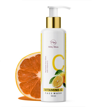 Milky Moon Vitamin C Face Wash for Brightening Face Cleanser - Dista