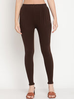 Thumbnail for TAG 7 Pack of 2 Blue & Brown Ankle Length Leggings - Distacart