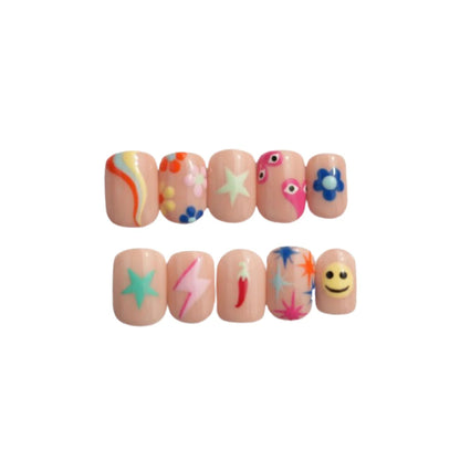 SOEZI Bold And Bright Reusable Press On Nails - Application Kit - Distacart