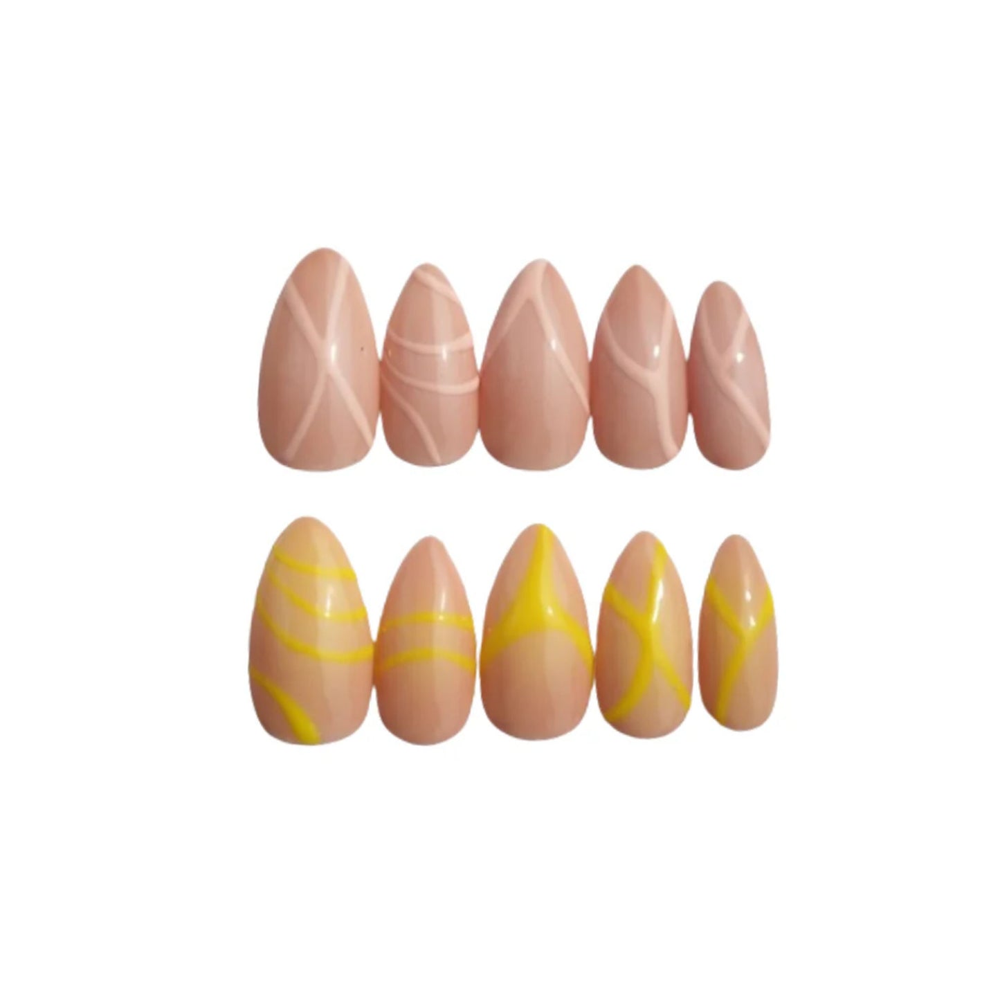 SOEZI Sunkissed Sunburn Reusable Press On Nails - Application Kit - Distacart