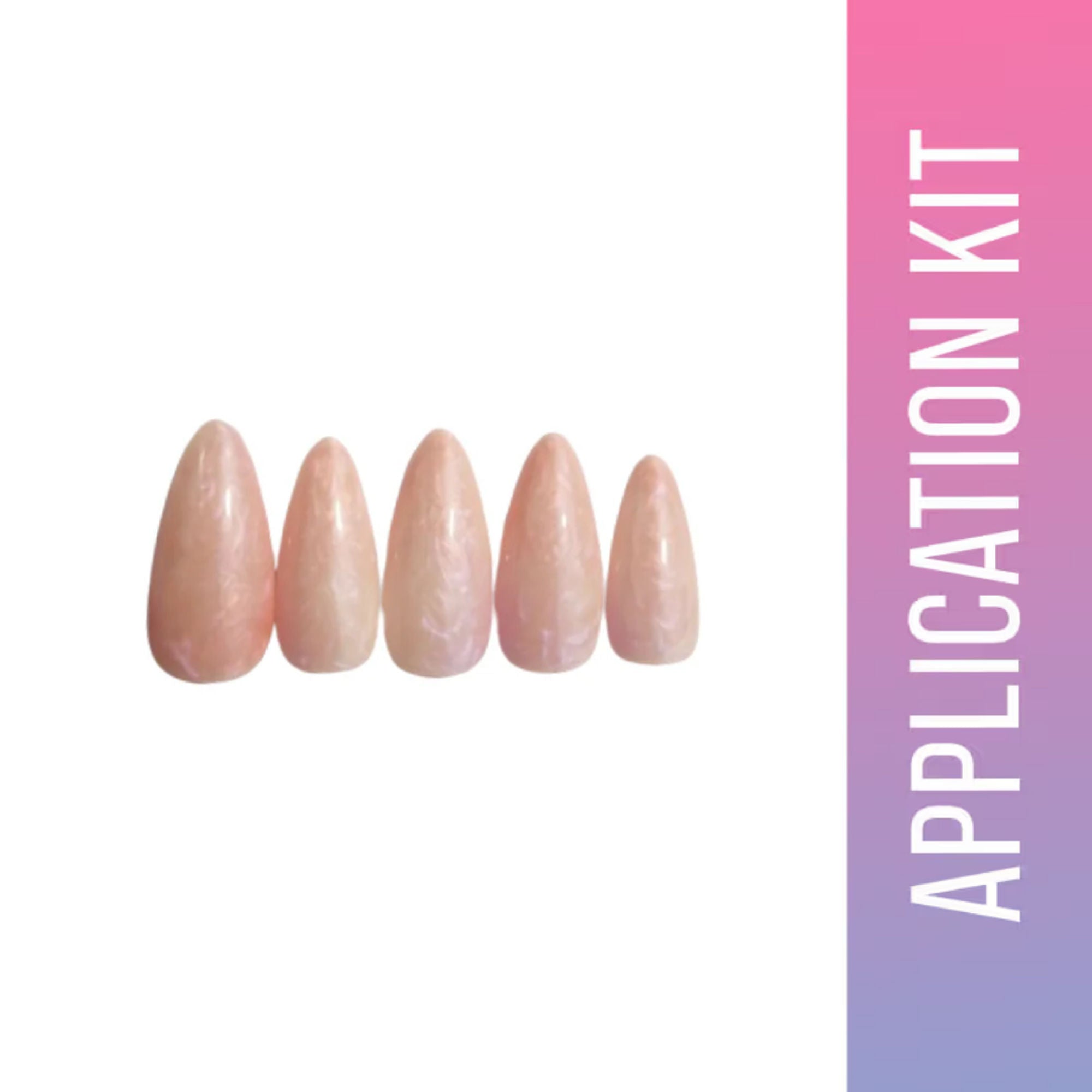 SOEZI Sunset Mirage Reusable Press On Nails - Application Kit