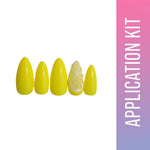 Thumbnail for SOEZI Lemon Zest Reusable Press On Nails - Application Kit