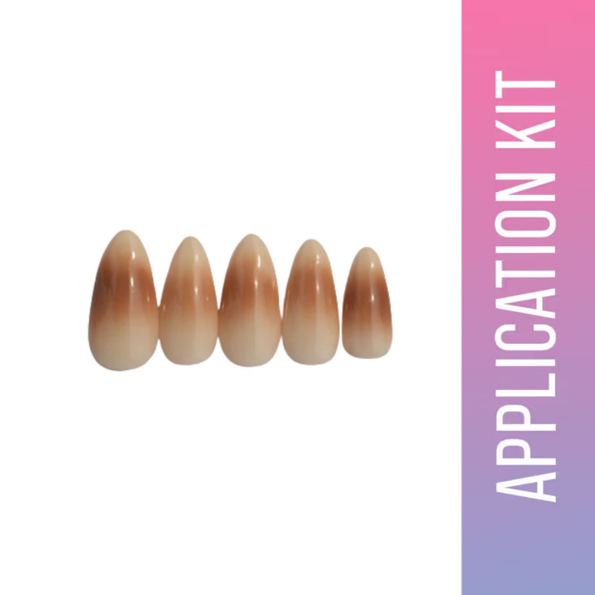 SOEZI Cafe Delight Reusable Press On Nails - Application Kit