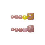 Thumbnail for SOEZI Sunkissed Sunburn Toezi Reusable Press On Nails - Application Kit - Distacart