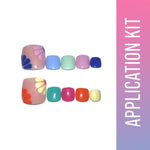 Thumbnail for SOEZI Bold And Bright Toezi Reusable Press On Nails - Application Kit
