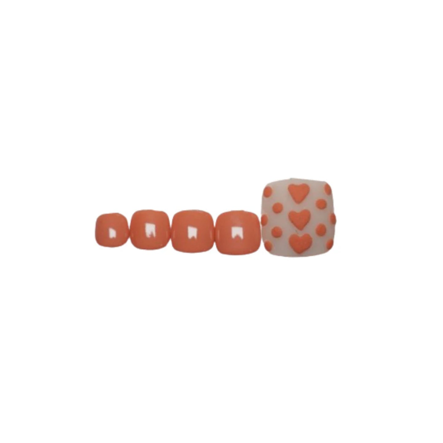 SOEZI Peachy Fuzz Toezi Reusable Press On Nails - Application Kit - Distacart