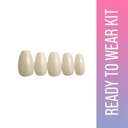 SOEZI Opalescent Charm Reusable Press On Nails - Ready To Wear Kit