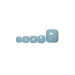 Thumbnail for SOEZI Oceans Whisper Toezi Reusable Press On Nails - Ready To Wear Kit - Distacart