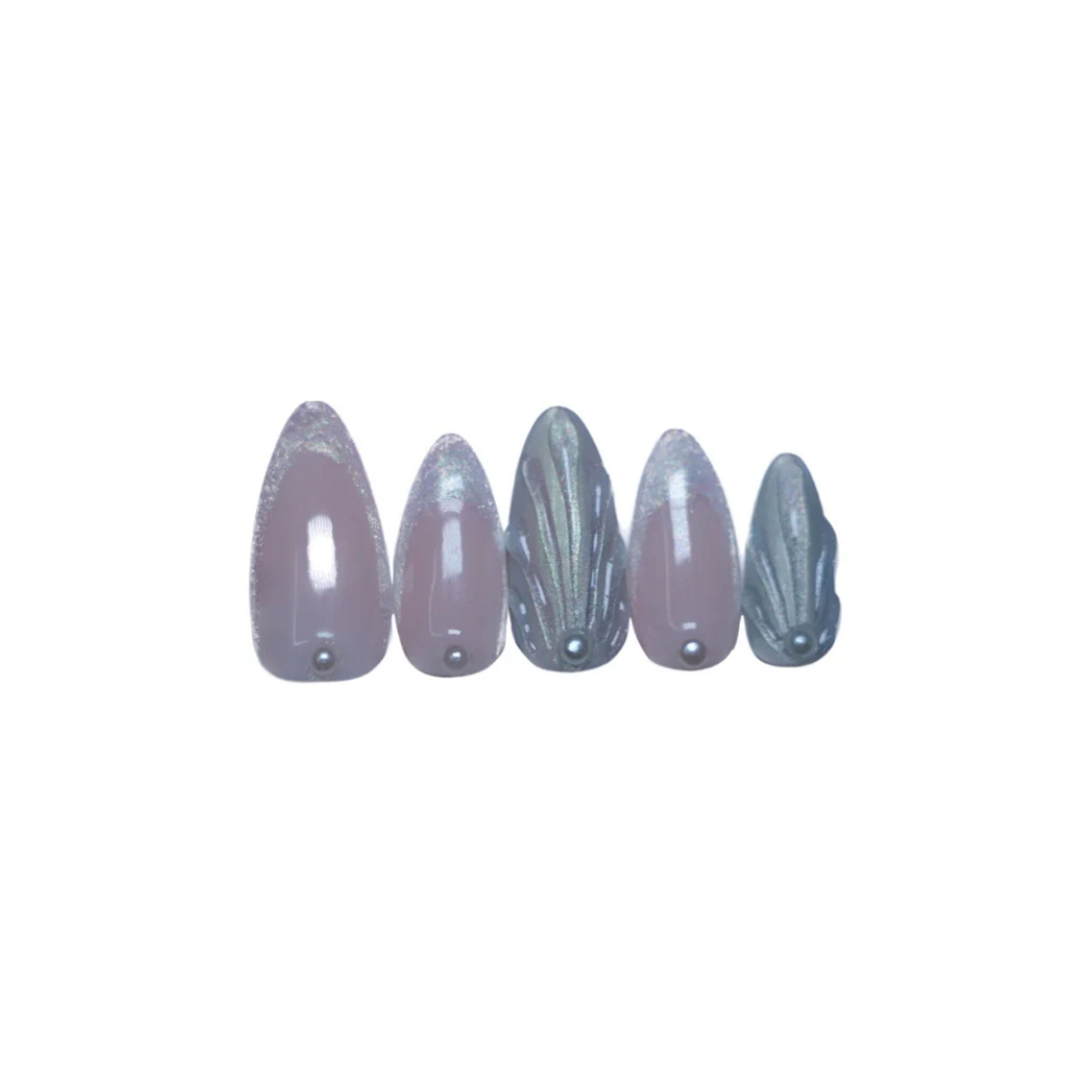 SOEZI The Little Mermaid Reusable Press On Nails - Ready To Wear Kit - Distacart
