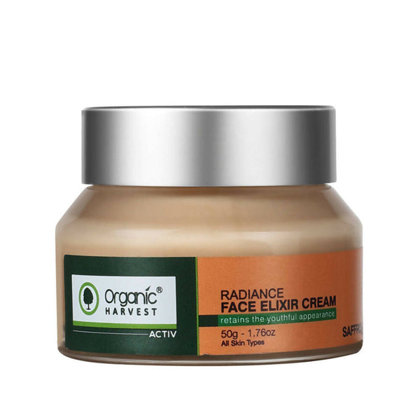 Organic Harvest Activ Saffron Radiance Face Elixir Cream - Distacart