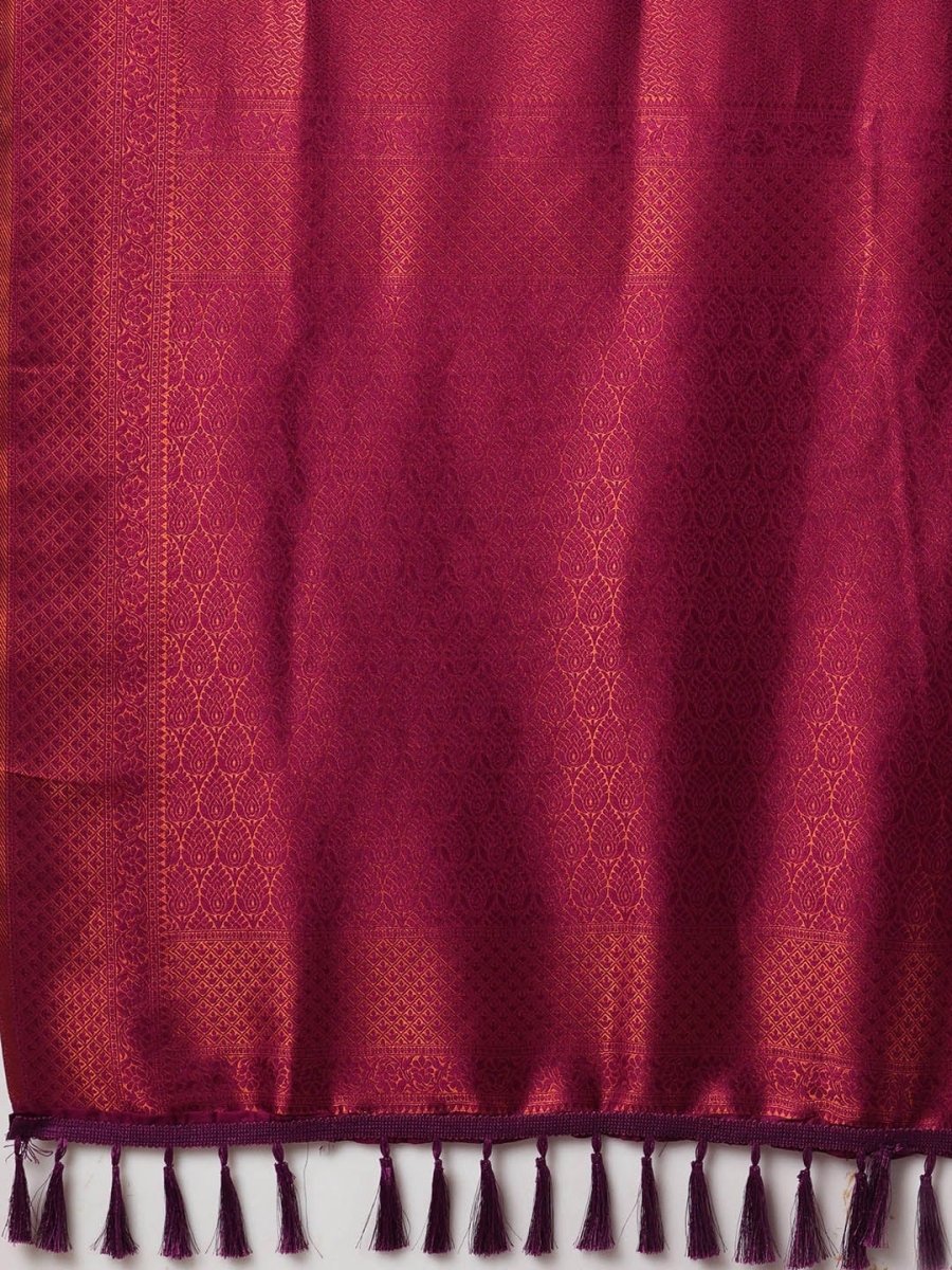 Anouk Woven Design Zari Kanjeevaram Saree - Distacart