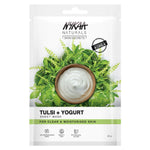 Thumbnail for Nykaa Green Tea + Aloe Vera Sheet Mask For Hydrated Skin - Formulated in Korea - For All Skin Types - Tulsi & Yogurt - Distacart