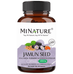 Thumbnail for Minature Jamun Seed Fenugreek, Turmeric and Gymnema Powder Capsule