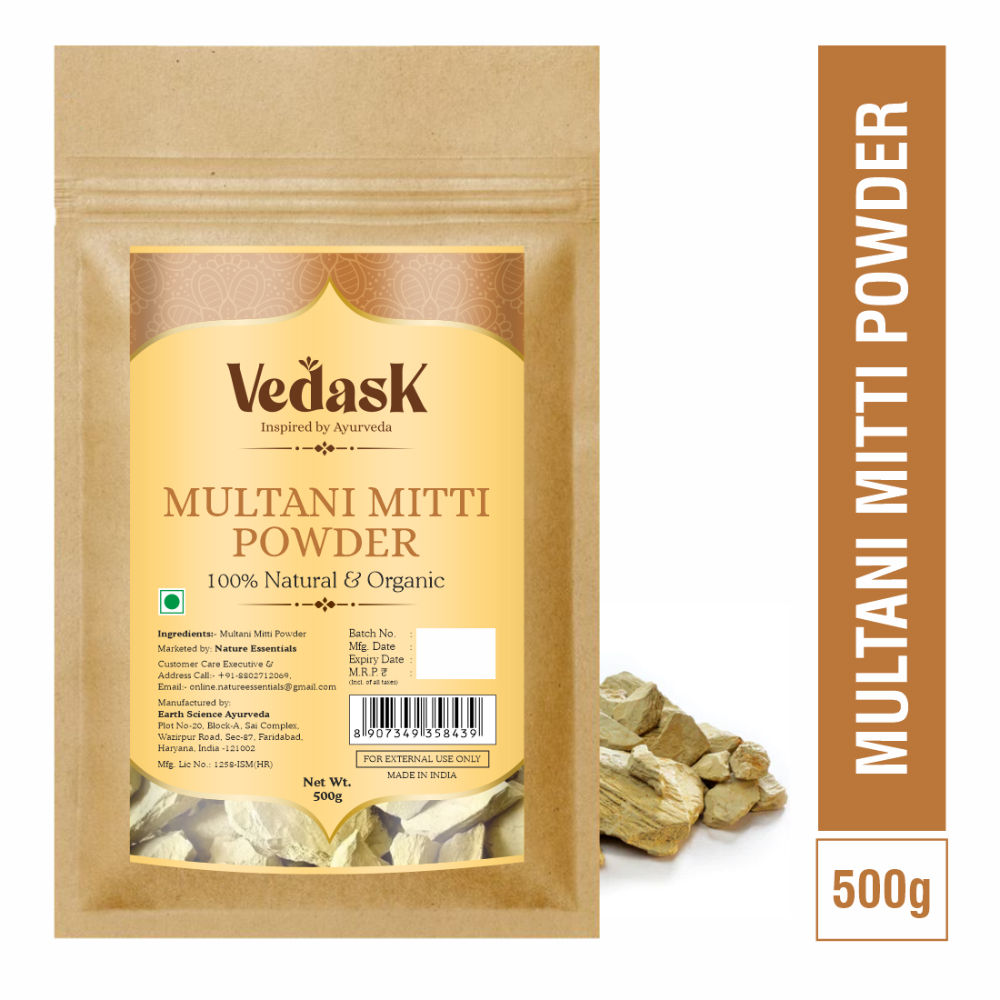 Vedask Organic Multani Mitti Powder - Dista