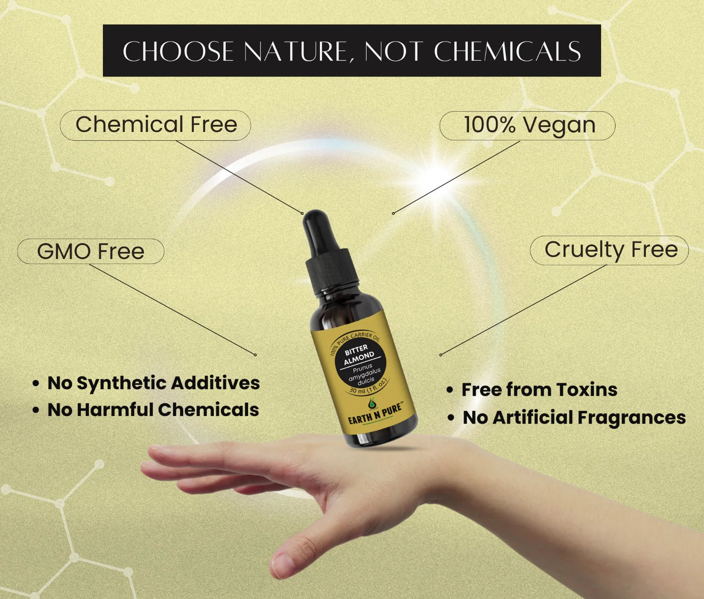 Earth N Pure Bitter Almond Oil - Distacart