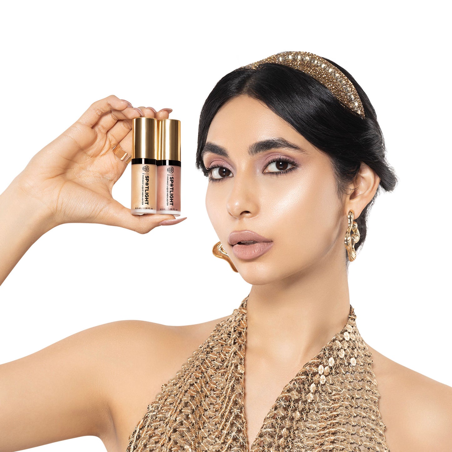 PAC Studio Spotlight Radiance Liquid Highlighter - Rose Gold - Distacart