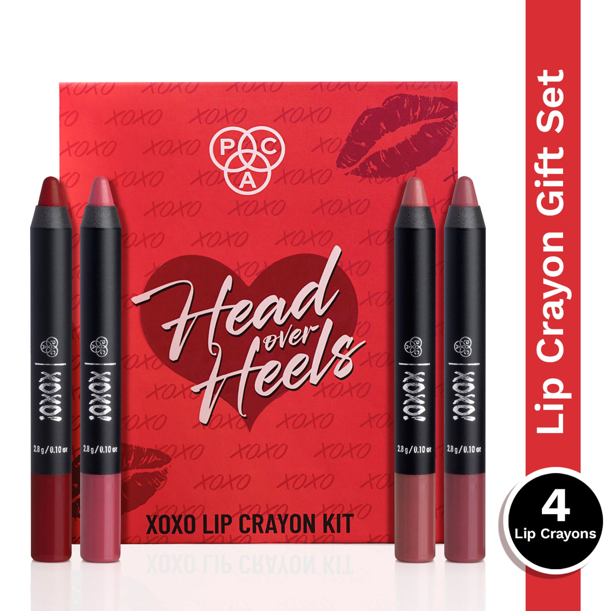 PAC Xoxo Lip Crayon Kit - Head Over Heels