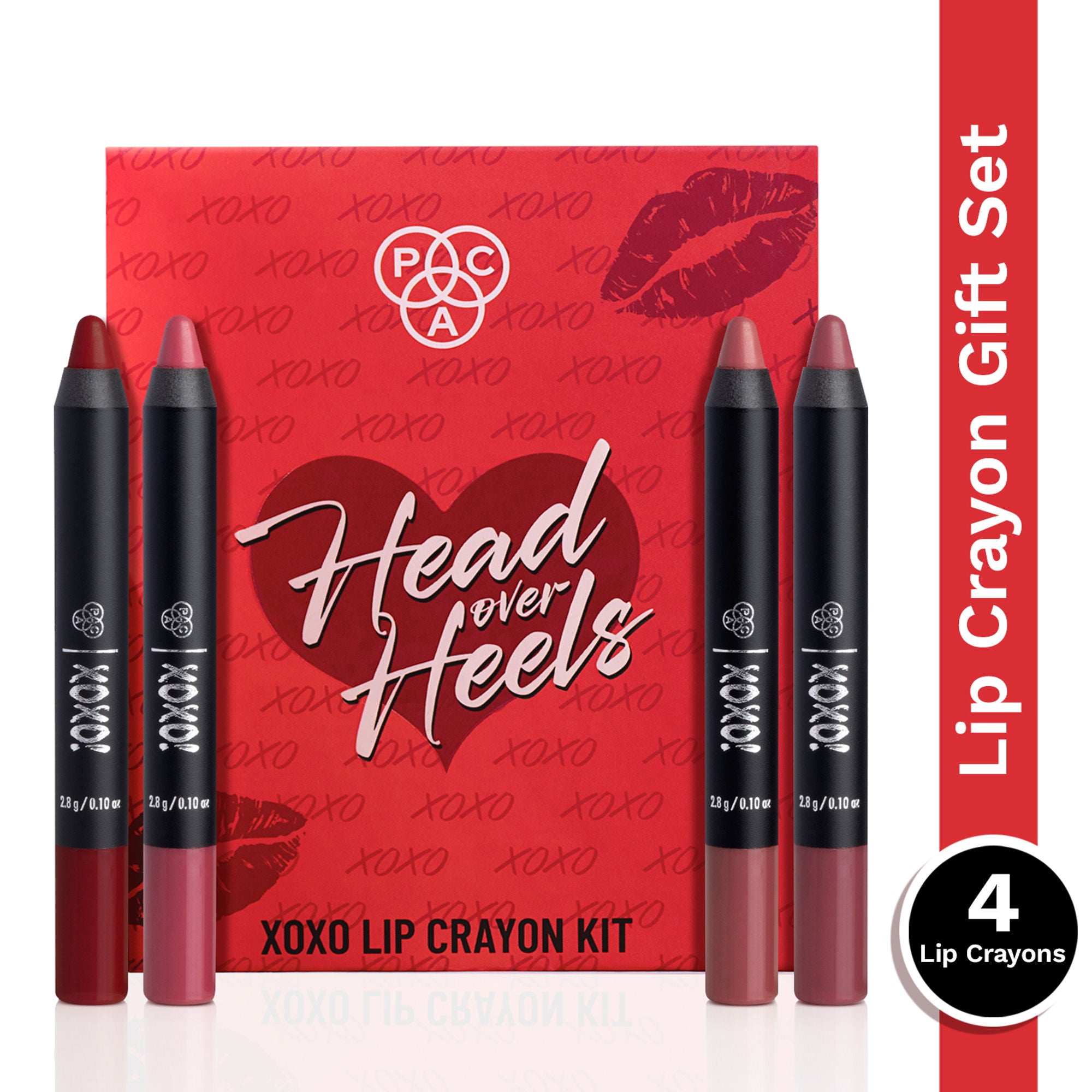 PAC Xoxo Lip Crayon Kit - Head Over Heels
