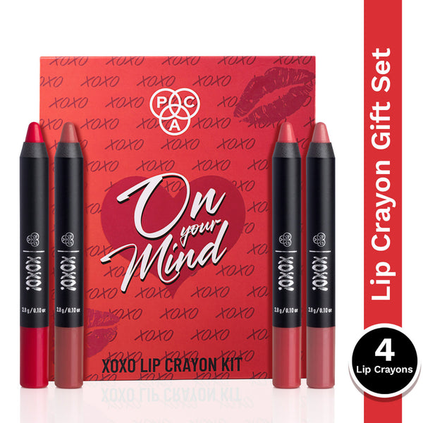 PAC Xoxo Lip Crayon Kit - On Your Mind