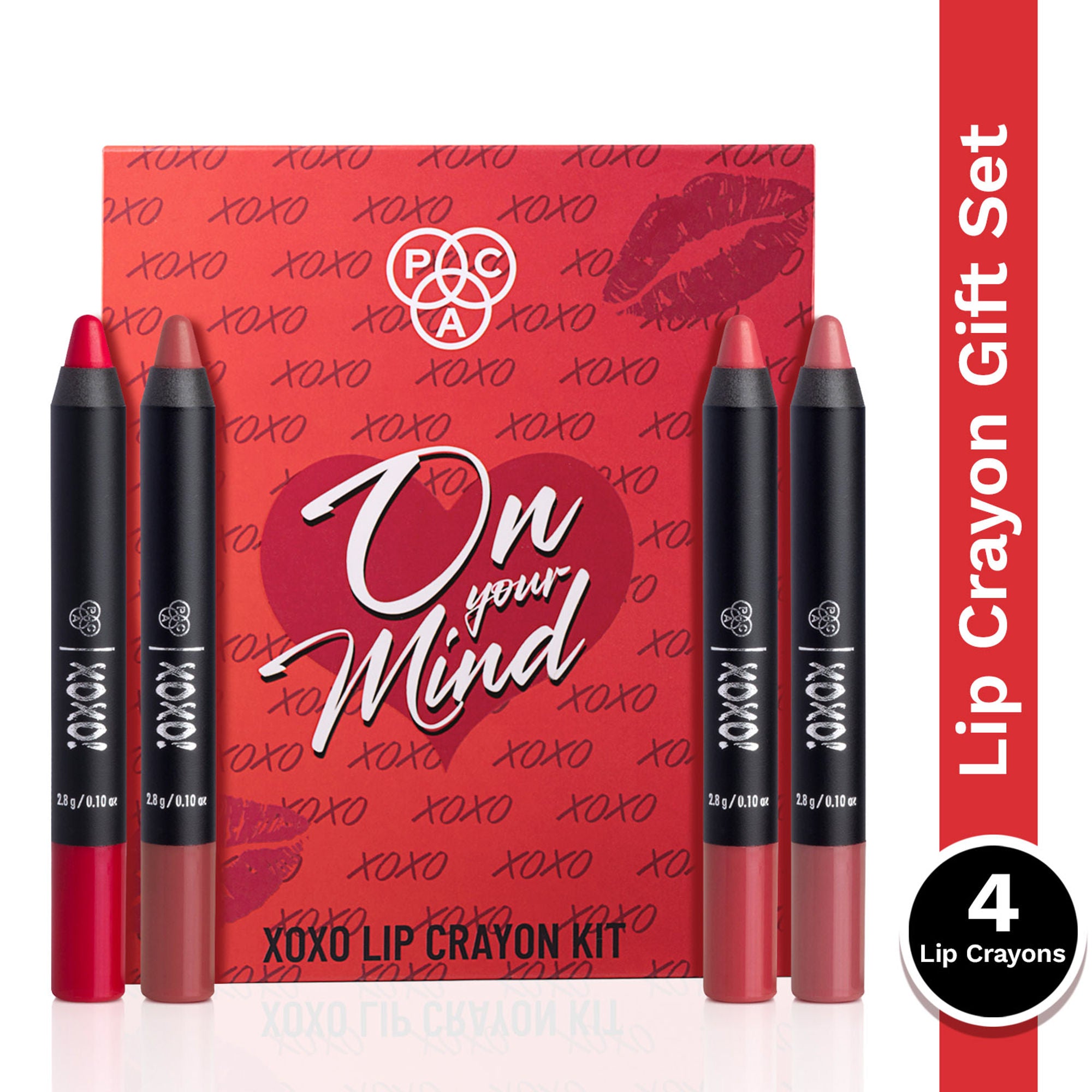 PAC Xoxo Lip Crayon Kit - On Your Mind