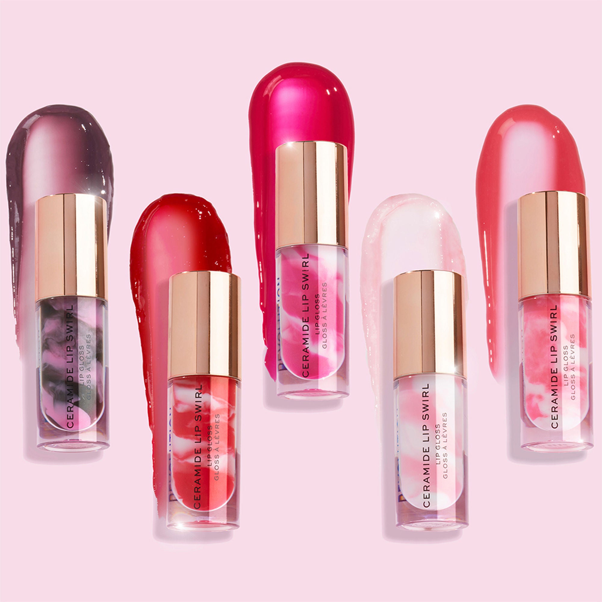 Makeup Revolution Ceramide Swirl Lip - Gloss Clear - Distacart
