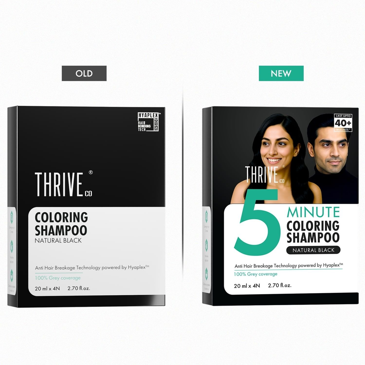 ThriveCo Coloring Shampoo - Natural Black - Distacart