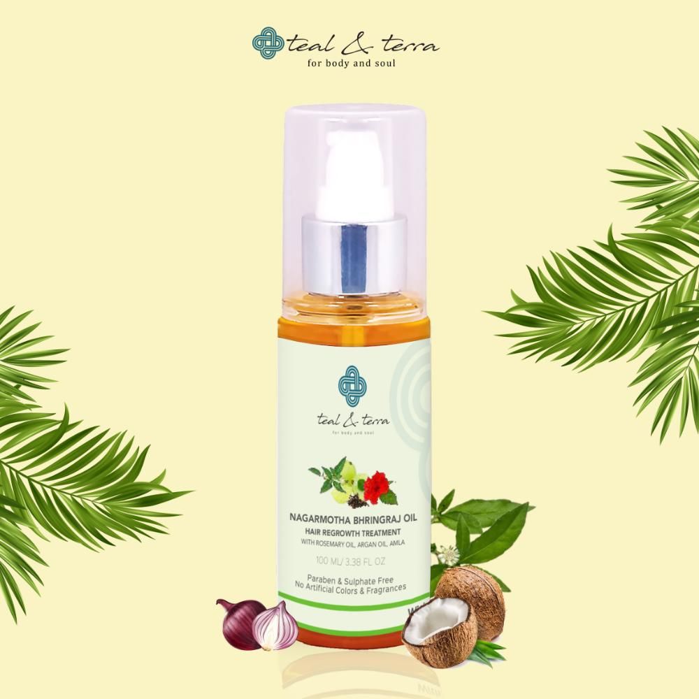 Teal and Terra Nagarmotha Bhringraj Hair Oil - Dista
