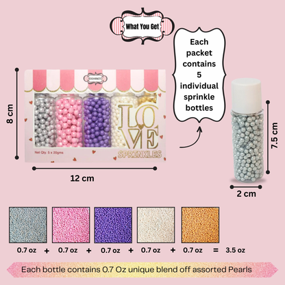 disco ball sprinkles db multipack 7 100 gms