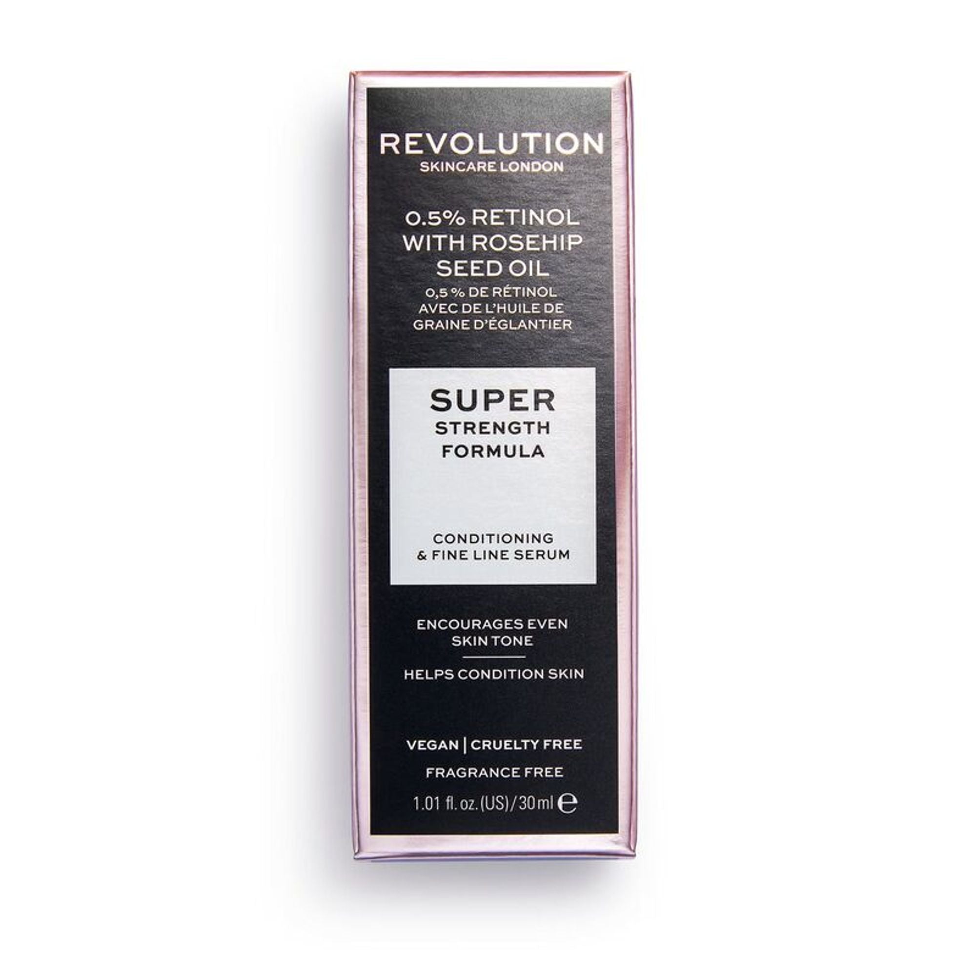 Makeup Revolution Skincare 0.5% Retinol Super Serum With Rosehip Seed Oil - Distacart