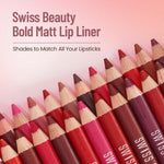 Thumbnail for Swiss Beauty Bold Matt Lip Liner Pencil, Long-lasting , Matte Finish , Non-Drying - 3 Choco Nude - Distacart