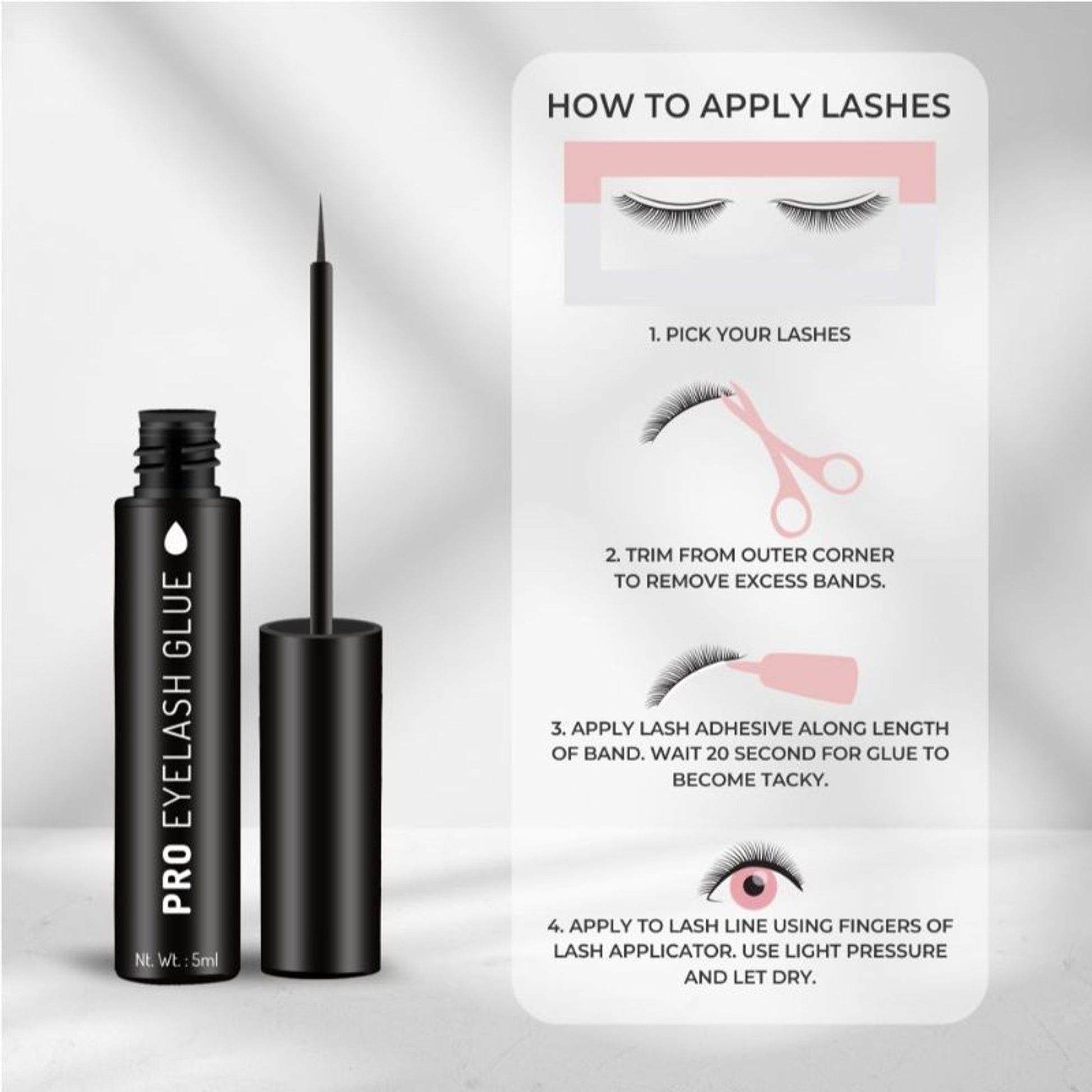 Swiss Beauty Pro Eyelash Glue - Black - Distacart