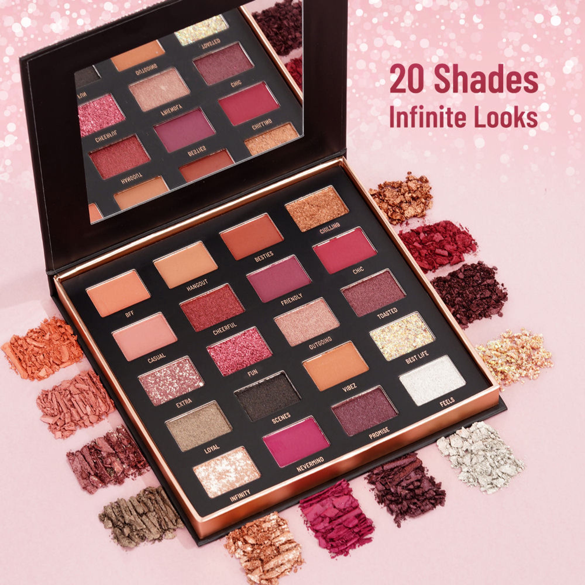 Swiss Beauty Power Stage Eyeshadow Palette - 01 Mystic Glam - Distacart
