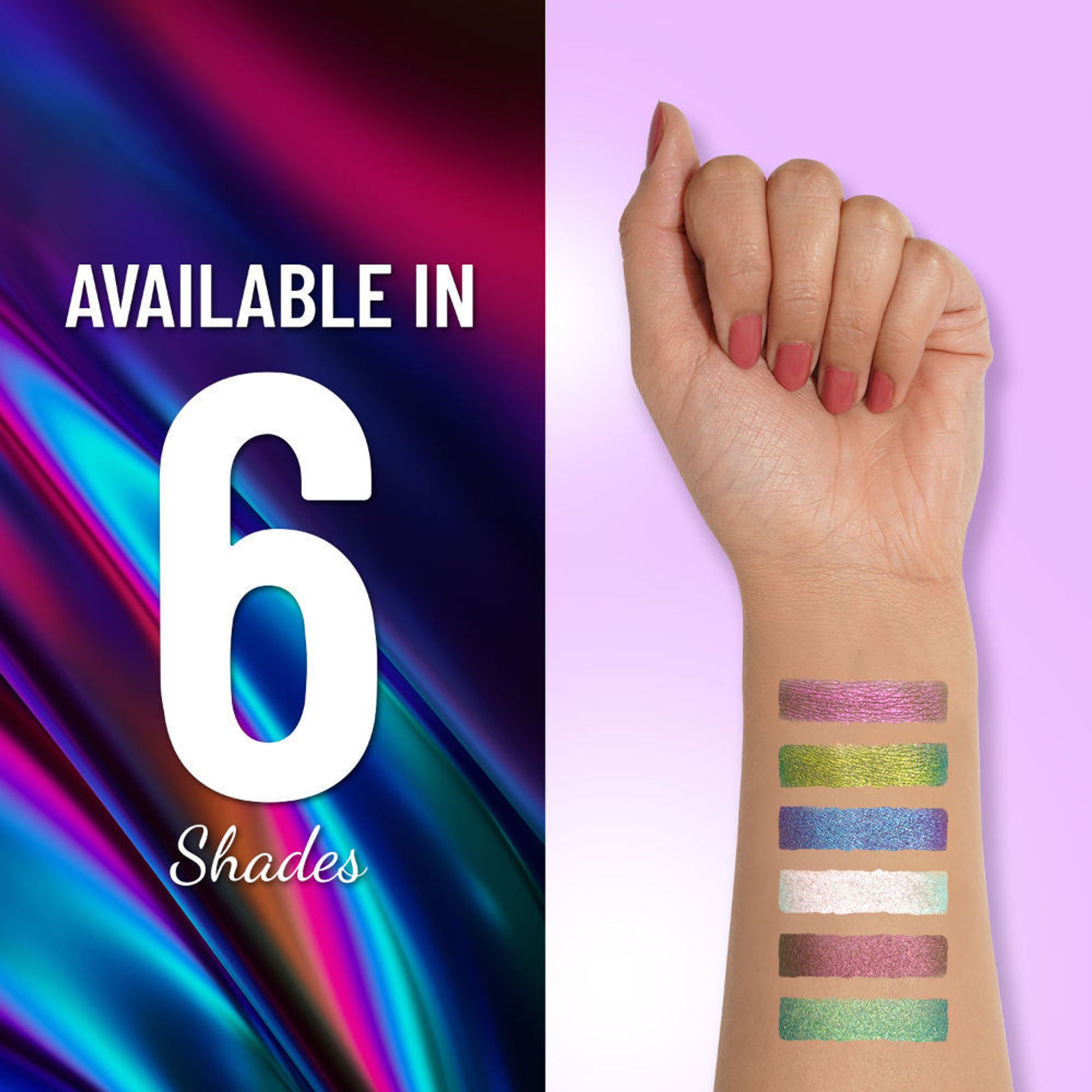 Swiss Beauty Holographic Eyeliner , Multi Chrome Effect , Water -Proof ,Smudge Proof - 4 Nebula - Distacart