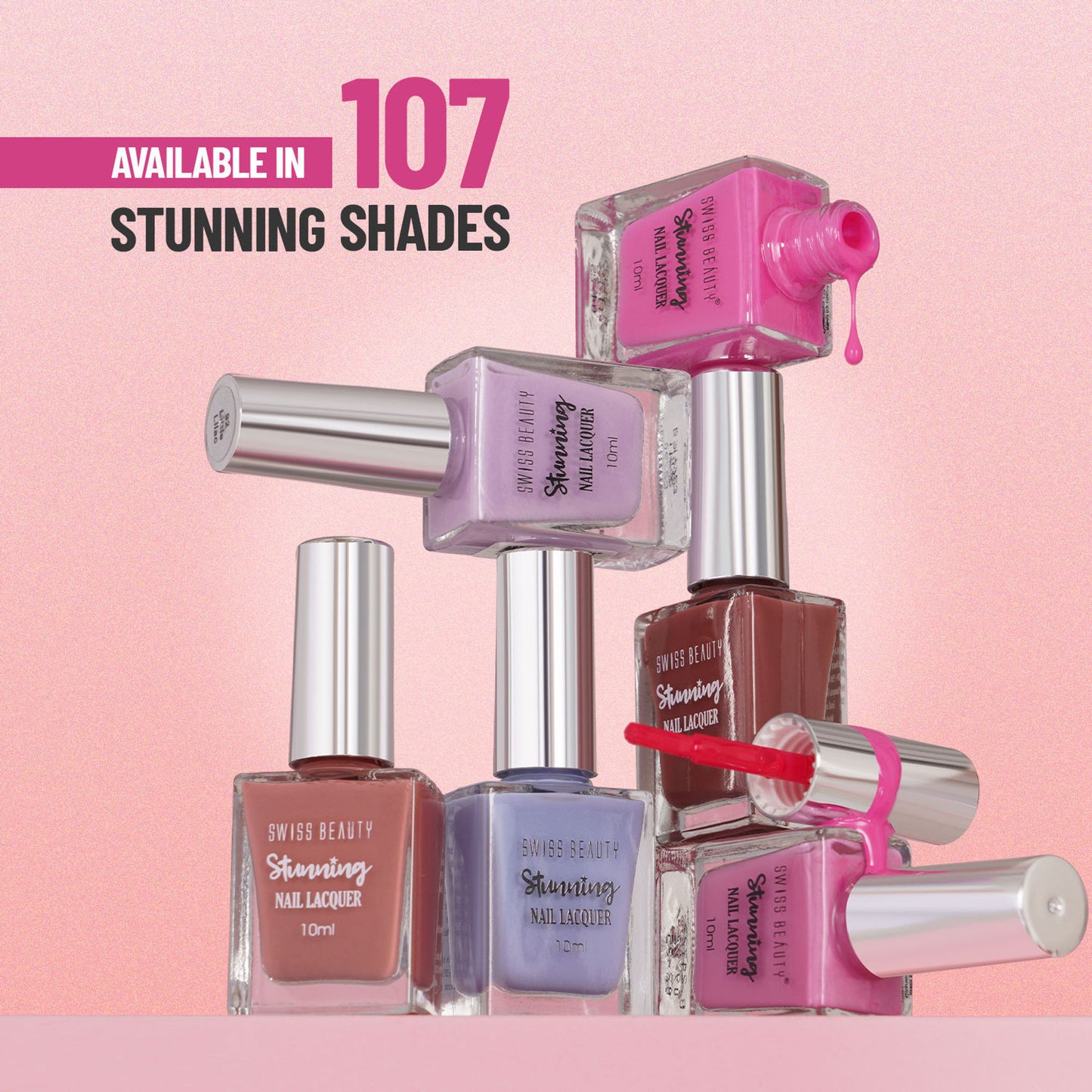 Swiss Beauty Stunning Nail Lacquer - 78 Deep Mauve - Distacart