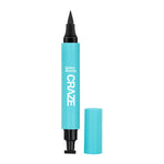 Thumbnail for Swiss Beauty CRAZE Eyeliner and Stamp Duo Wing Eyeliner Stamp and Pen Waterproof Formula - Black - Distacart