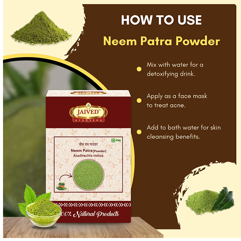 Jaived Ayurveda Neem Patra Powder
