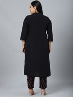 Thumbnail for Sztori Floral Printed Regular Kurta with Trousers