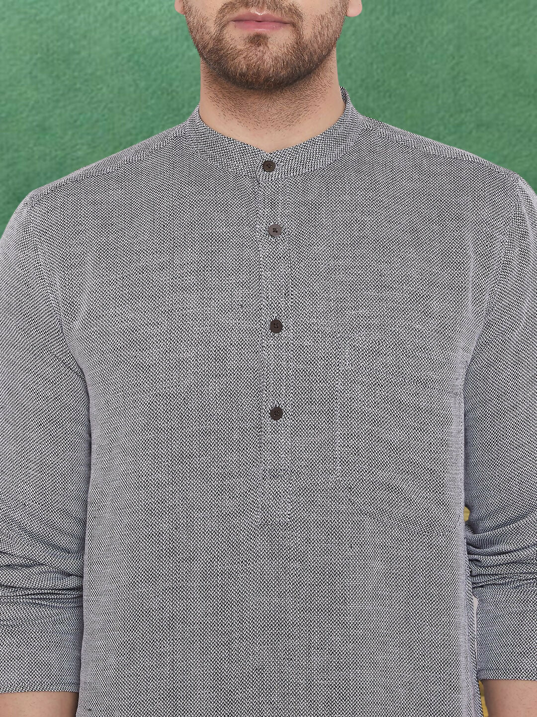 Even Apparels Men's Pure Cotton Grey Kurta - Distacart