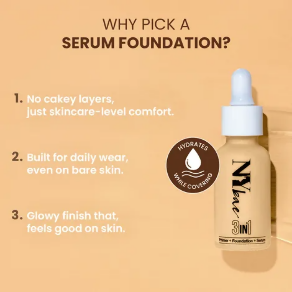 NY Bae 3 IN 1 Serum Foundation - Cool Toffee 11 - Distacart