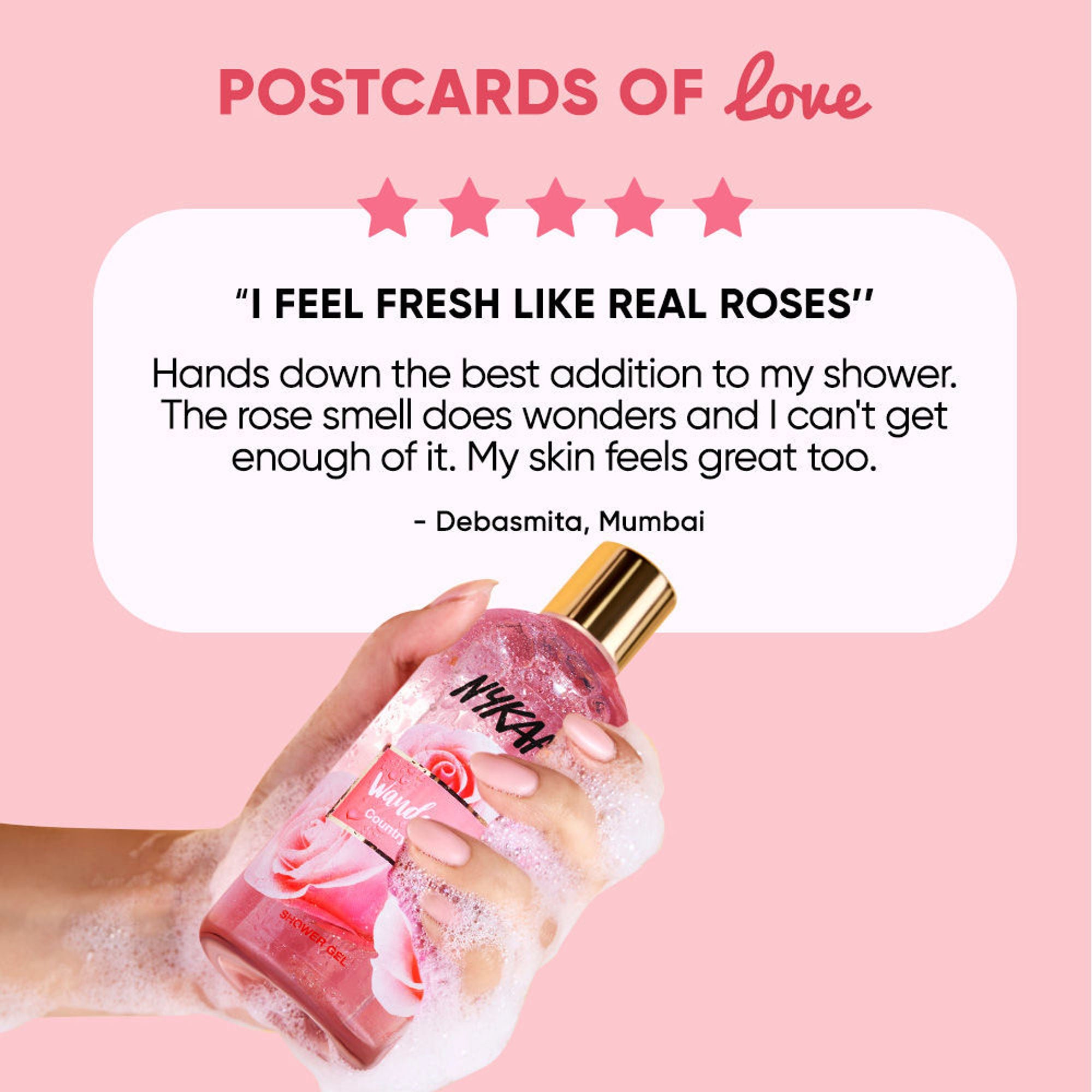 Wanderlust Shower Gels - Country Rose - Distacart
