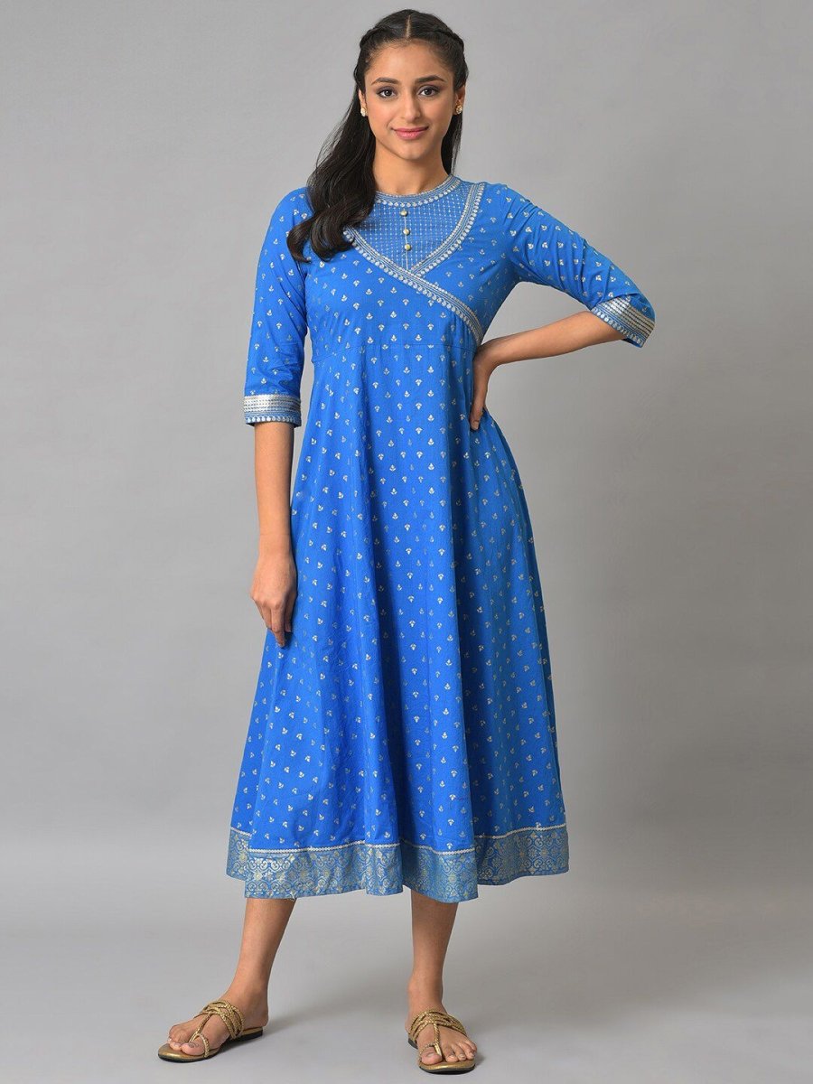 AURELIA A-Line Midi Dress - Distacart
